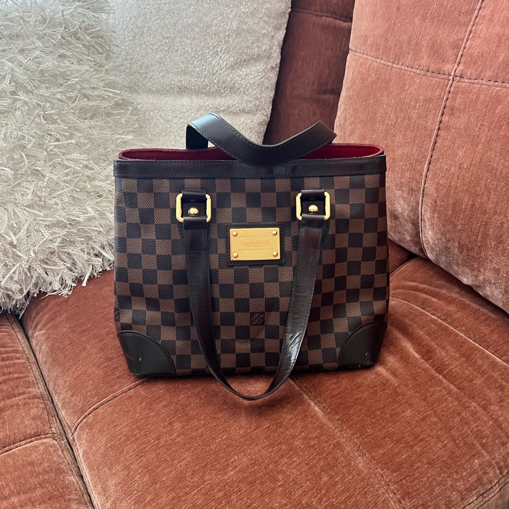 Authentic Louis Vuitton Hampstead PM Handbag